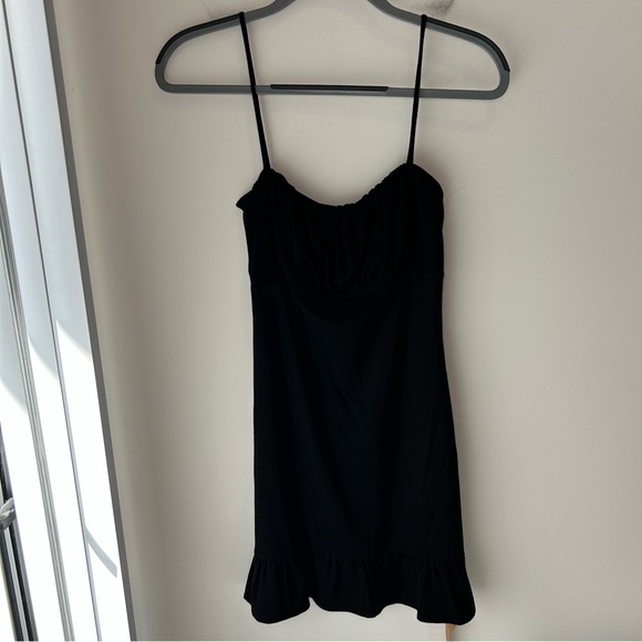 NWT Reformation Nyala Knit Dress Black Size Small - Picture 2 of 11